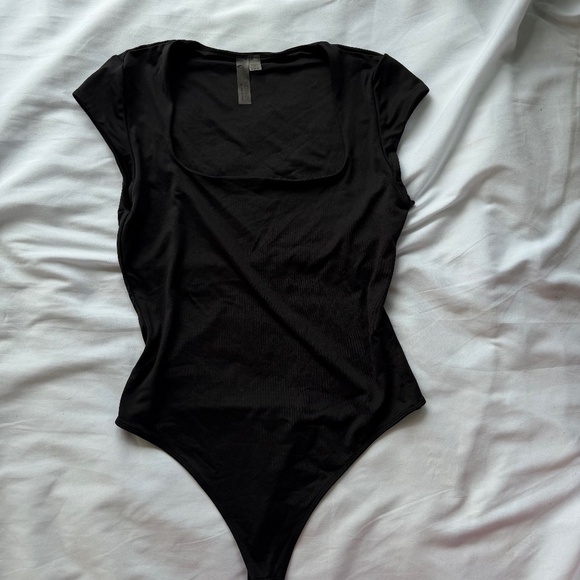 RD Style Tops - Second Skin By RD Style black bodysuit